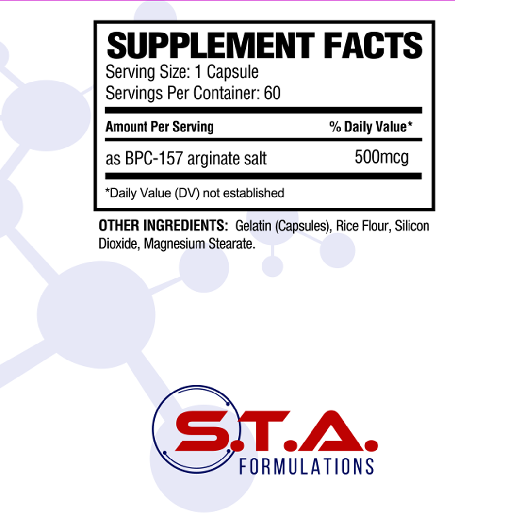 BPC-157 by S.T.A. Formulations Alpha Nutrition Labs BPC-157 by S.T.A. Formulations Alpha Nutrition Labs