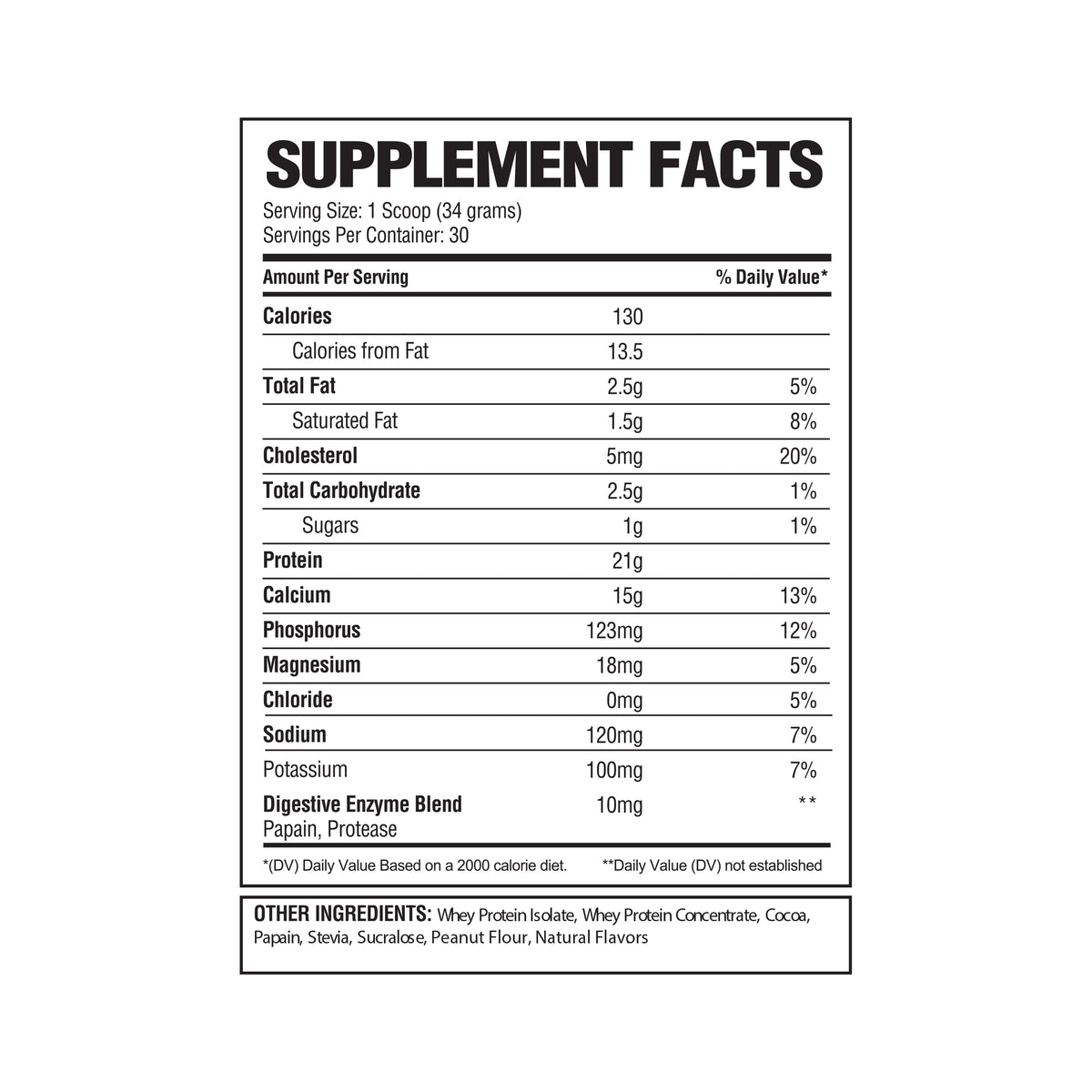 Whey Isolate Protein - Pick Up In Store